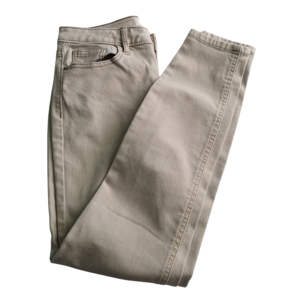 Tan Skinny Pants with Sleek Fit